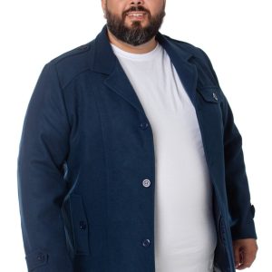 Casaco Kaban Marinho Plus Size 001869