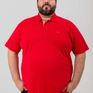 Polo Basica Vermelho Plus Size 000262-6