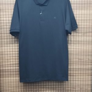 Polo Básica Preta Manga Curta Plus Size 002574