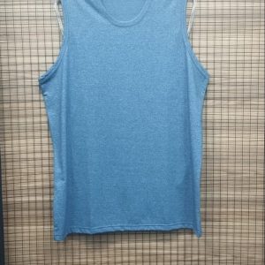 Regata Básica Machão Azul Mescla Plus Size 002146-1