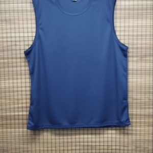 Regata Dry Fit Machão Azul Marinho Furadinha Plus Size 001629-1