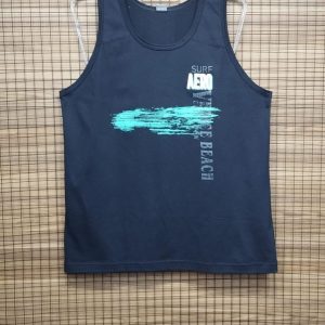 Regata Preta Aero Surf Estampada Plus Size 001600