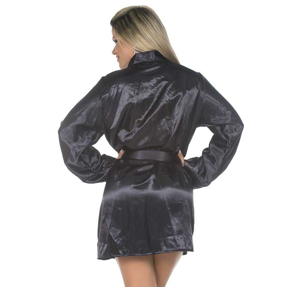 Robe Cetim Manga Longa Pimenta Sexy - Image 3