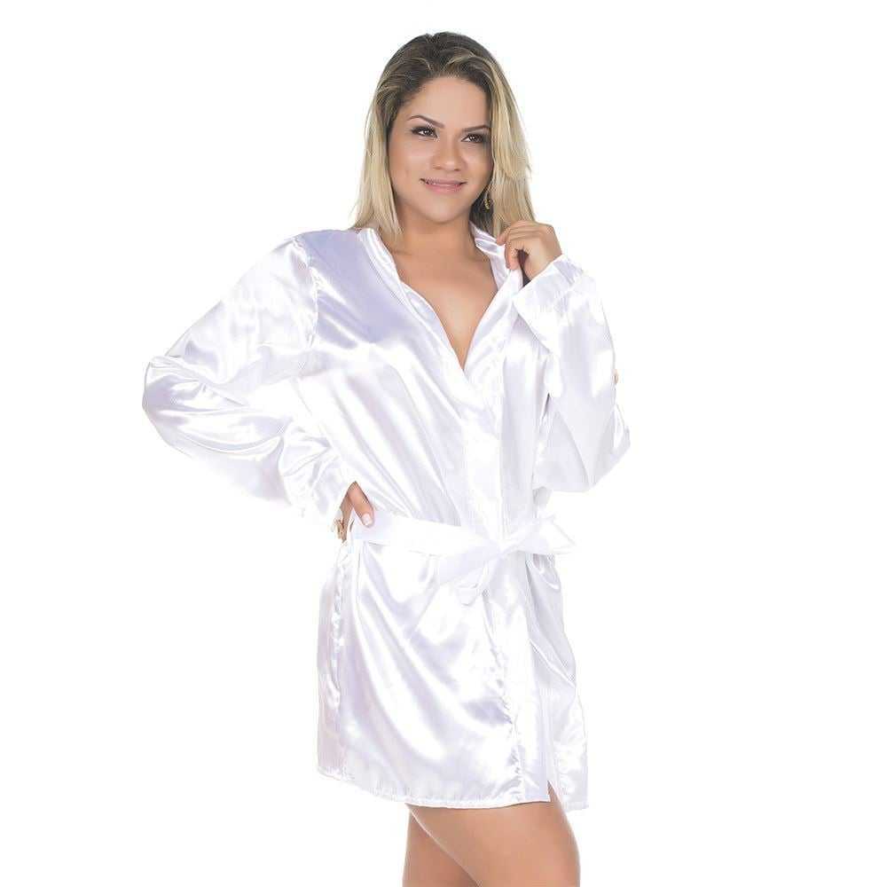 Robe Cetim Manga Longa Pimenta Sexy - Image 4