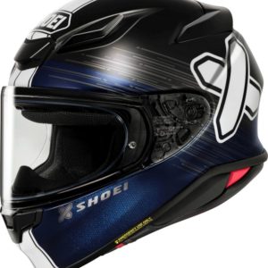 CAPACETE SHOEI NXR 2 IDEOGRAPHIC TC-5 GLOSS – Preto Azul e Branco