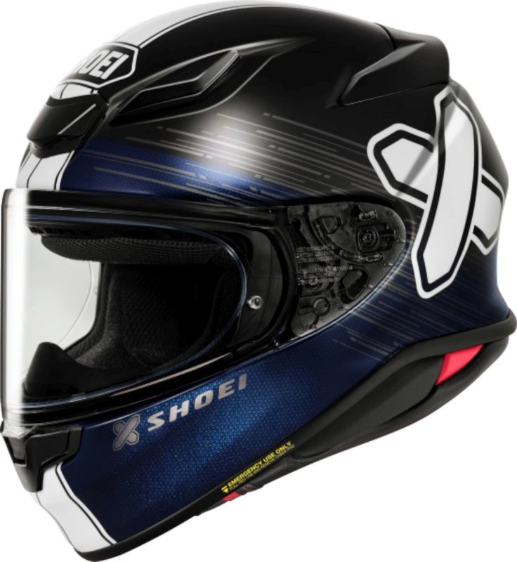 CAPACETE SHOEI NXR 2 IDEOGRAPHIC TC-5 GLOSS – Preto Azul e Branco