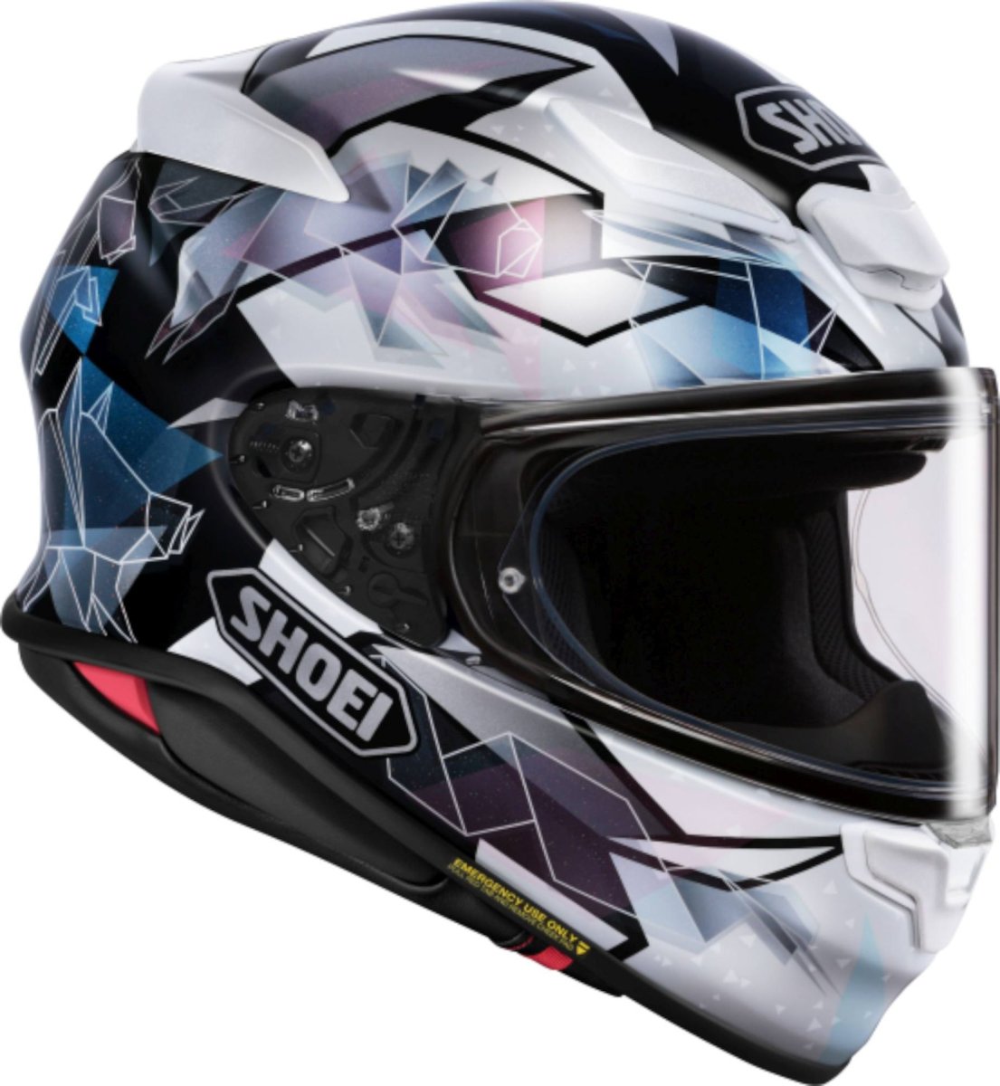CAPACETE SHOEI NXR 2 ORIGAMI TC-5 – Preto Branco e Roxo - Image 4