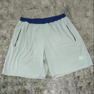 Shorts Colmeia com Zíper Cinza Plus Size 001994