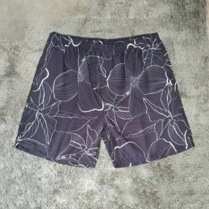 Shorts Tecido com Viscose Preto Plus Size 001607