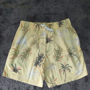 Shorts Tactel Estampado AmareloPlus Size 001972-1