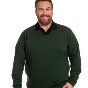 Sueter Meia Malha Plus Size Verde 000774-4
