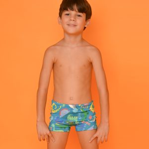 Calção de Banho Boxer Dinossauro