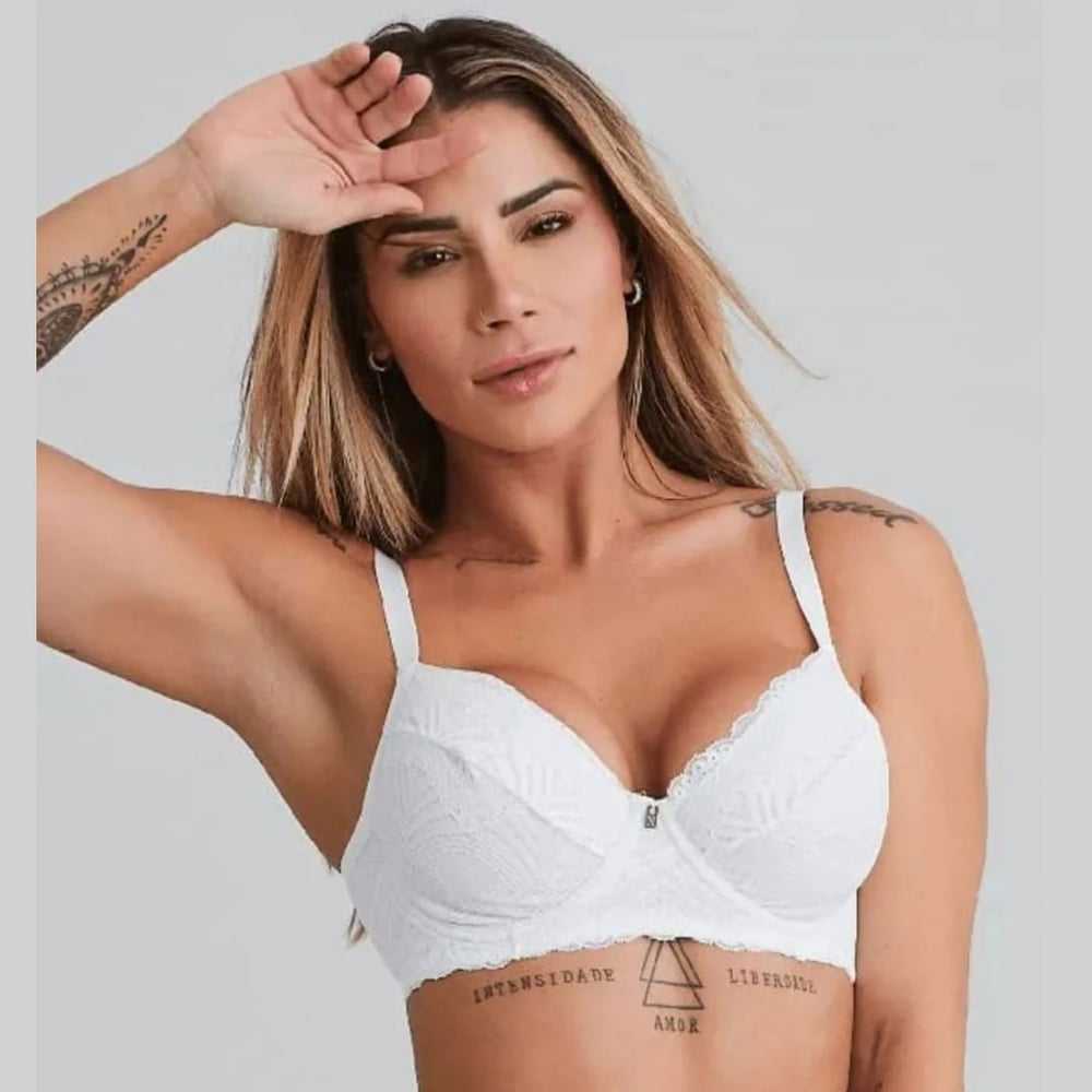 Sutiã Em Renda Sem Bojo Com Aros Nayane - Image 2