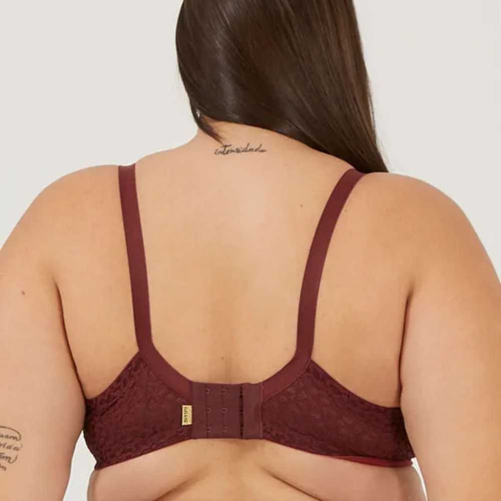 Sutiã Plus Size Sem Bojo Com Aro Sensual Guipier Nayane - Image 3