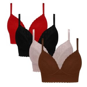 Sutiã Rendado Base Larga Vaydosa Lingerie