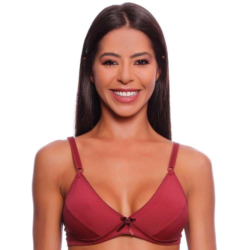 Sutiã Sem Bojo Em Microfibra Edima Lingerie - Image 2